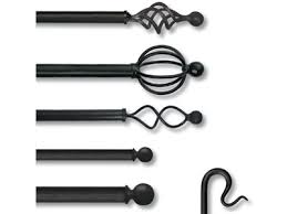 Metal Rods with finials