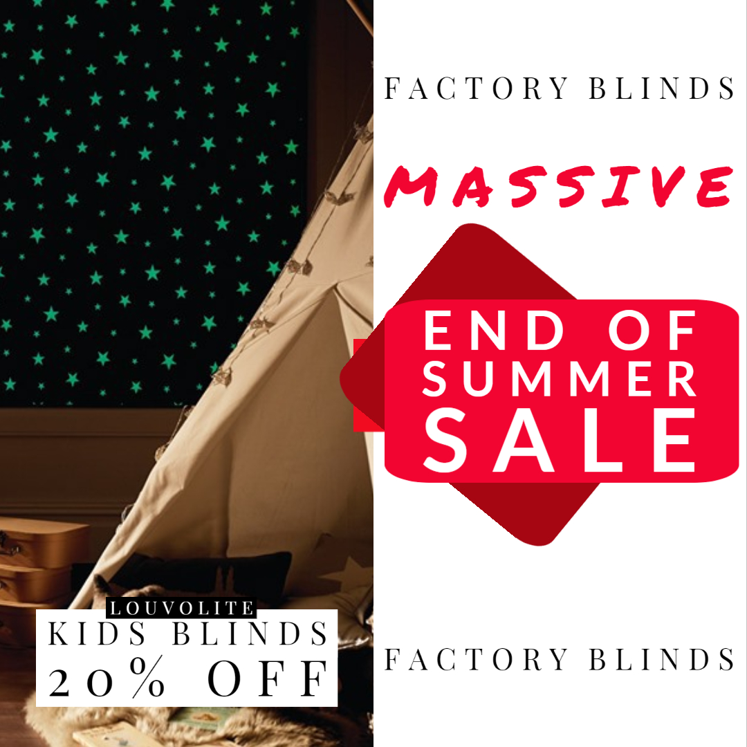kids glow in the dark star pattern Louvolite roller blinds 20% 0ff