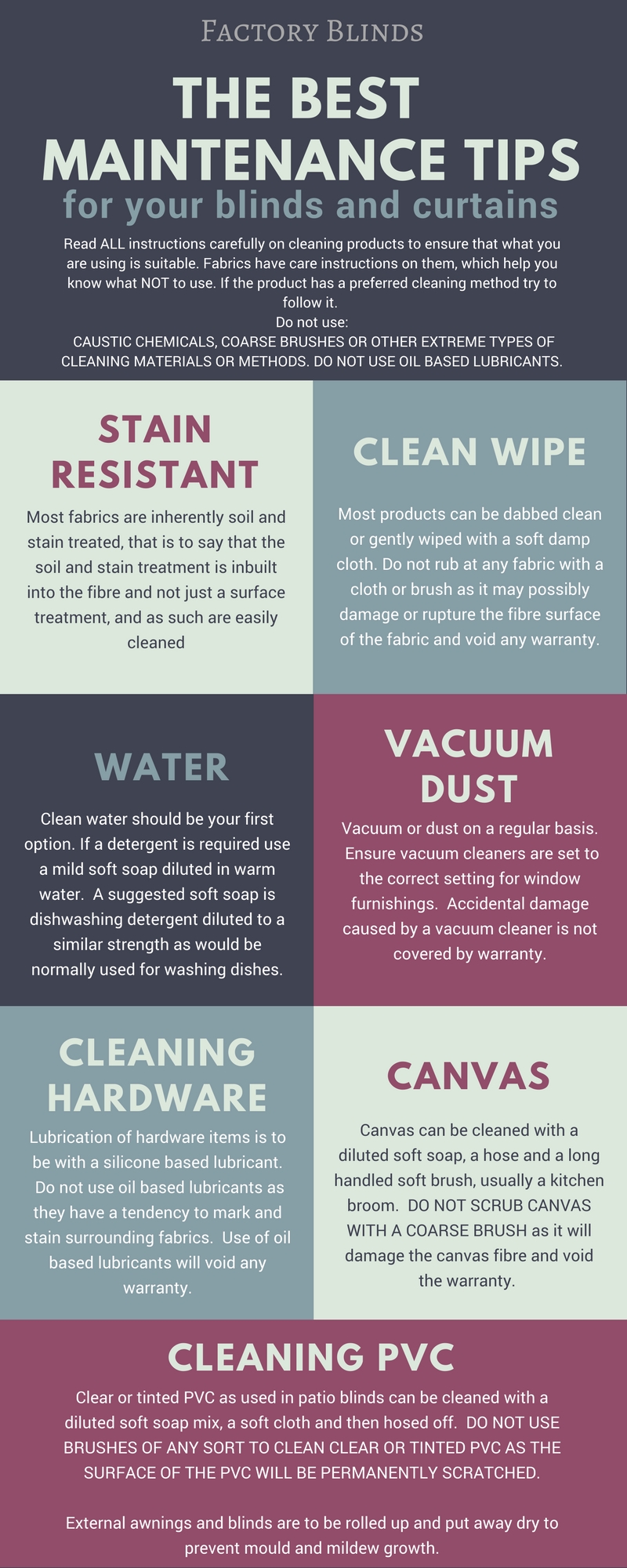 Factory Blinds Curtains Curtain Blind Care